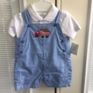 Boys Overalls with Shirt